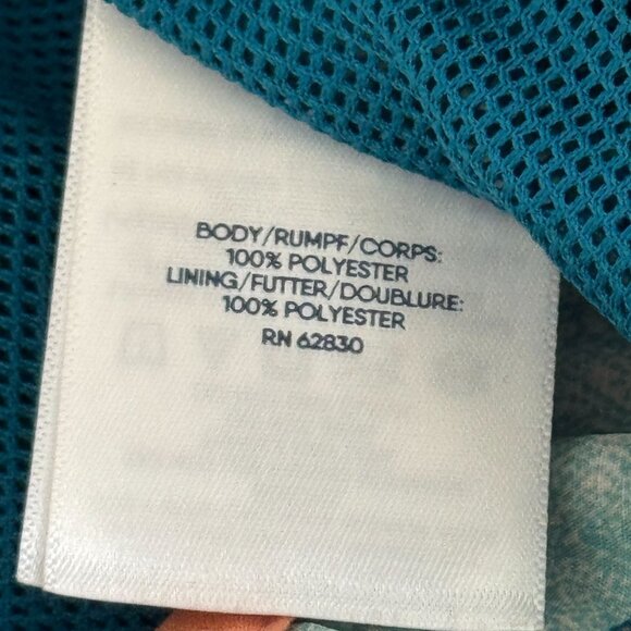 Lands End Kids Rain Jacket Waterproof Hooded XL 14 16 Teal Lightweight Coat - Picture 10 of 16